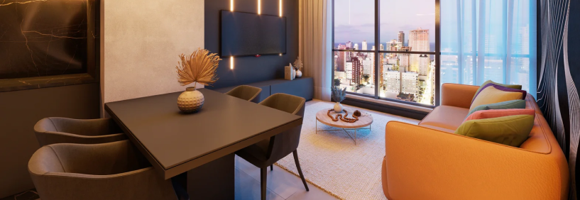 Imagem interna do apartamento Loyal Tower em Santa Catarina